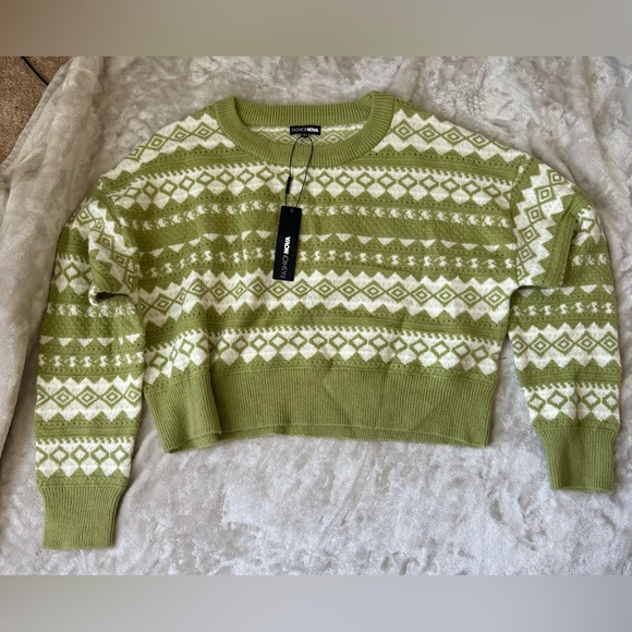 Fashion Nova Green Sweater - Picture 4 of 5